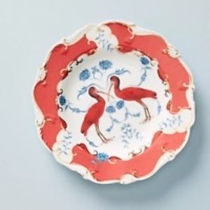 Like New! Anthropologie Nature Table Birds Plate!